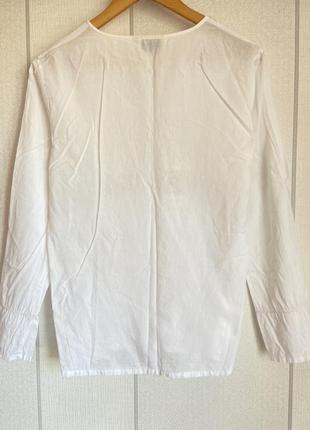 Невероятная белая блузка с кружевом2 фото
