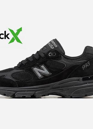 Кросівки чорні 0791 new balance 993 black