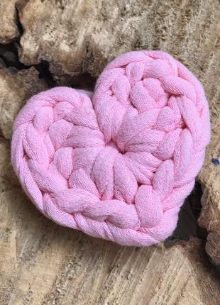 Серце резинка на волосся, заколка для дівчинки, прикраси ручна робота, колір рожевий