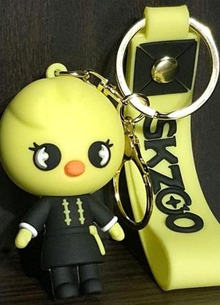 Брелок фелікс - ббокарі stray kids серії skzoo  игрушка стрей кидс ципля циплятко кідс straykids bbokari