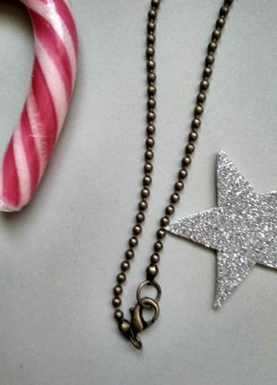 Подвеска с золотым сердцем 6