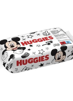 Детские влажные салфетки huggies mickey mous 56 шт (5029053580371)