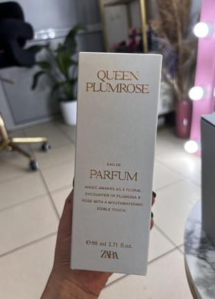 Парфумована вода zara queen plumrose 80ml. зара квін плюморуз оригінал іспанія