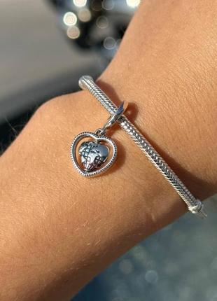 Серебряная бусина «всегда рядом»