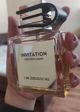 Винтажный ретро парфюма invitation for gentlemen