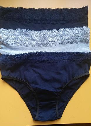 Трусики женские с кружевом h&m s-3xl