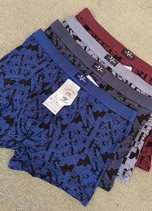 Мужские трусы боксеры, набор 4 шт