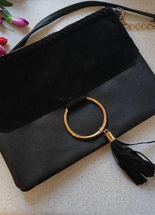 Сумка на длинной ручке через плечо