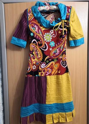 Яркое платьеце abitart, размер 42
