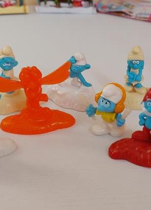 Smurfs смурфы набор фигурок mcdonald's