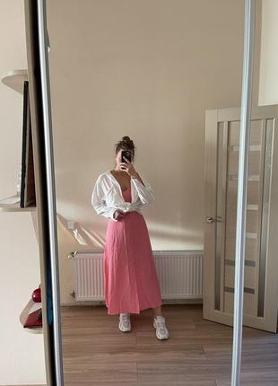 Плаття міді з віскози на брителях та з ґудзиками