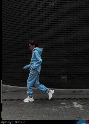Женский спортивный костюм (качественная трехнить на флисе)4 фото