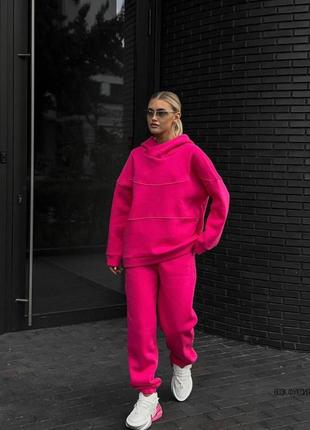 Женский спортивный костюм (качественная трехнить на флисе)7 фото