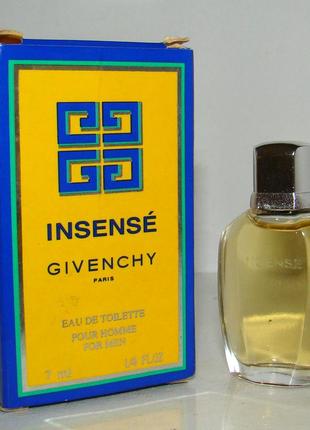 Миниатюра givenchy insense. оригинал. винтаж2 фото