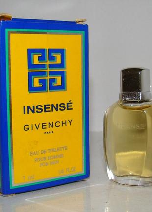 Миниатюра givenchy insense. оригинал. винтаж4 фото