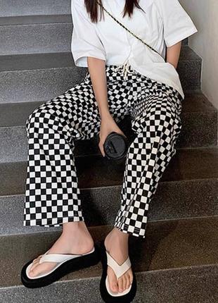 Супер стильные брюки «шахи»♟️3 фото