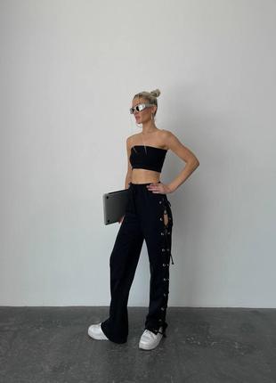 Штаны со шнуровкой2 фото