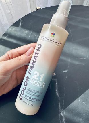 Pureology color fanatic heat protectant leave-in conditioner несмываемый кондиционер спрей для волос