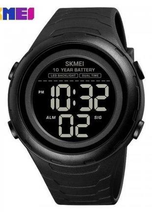 Часы спортивные skmei с 10 летней батареей 1675bk black