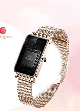 Смарт часы браслет smart braclet gold10 фото