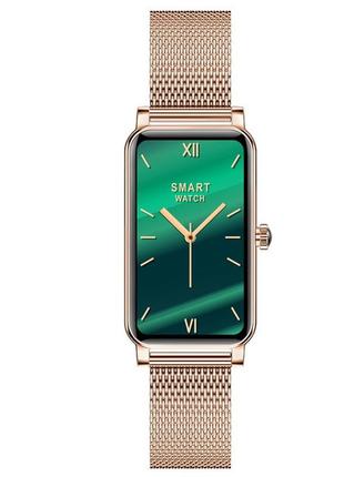 Смарт часы браслет smart braclet gold3 фото
