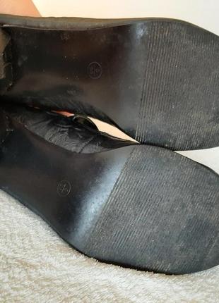 Кожаные туфли фирмы updated ( нимечки) р. 38 стелька 24,5 см5 фото