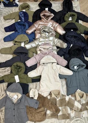 Zara куртка пуховик курточка зимняя деми осень девочка5 фото