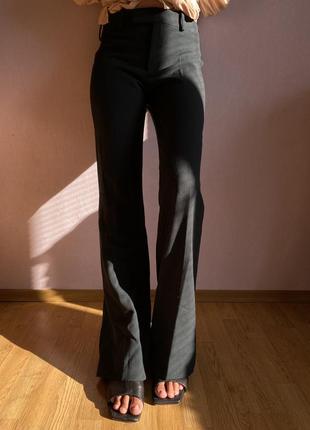 Zara pants хакі кльош1 фото