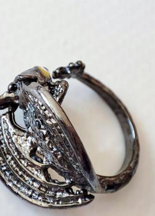 Колечко с драконом кольцо безразмерное4 фото