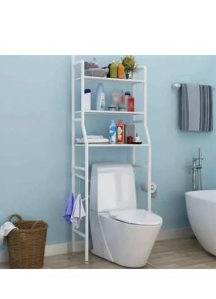 Полка стелаж над унітазом opty toilet rack 3 яруса 160 см4 фото