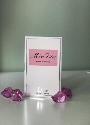 Miss dior rose n'roses dior пробник