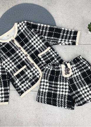 Костюм шорты и пиджак для девочек