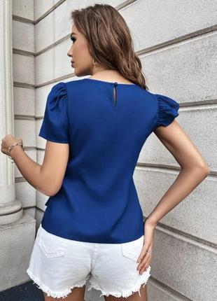Очень красивая асимметричная блуза от shein10 фото