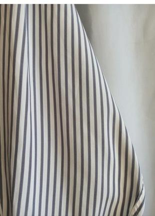 Стильная мужская рубашка в полоску с длинным рукавом,б/у в очень хорошем состоянии,без дефектов, производитель италия3 фото