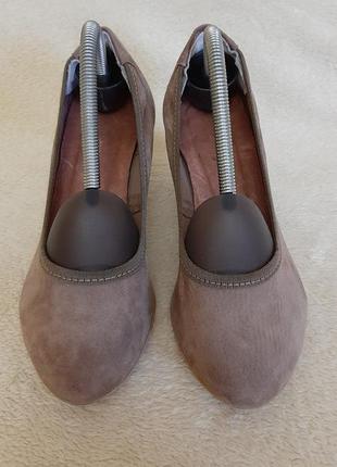 Натуральні замшеві туфлі фірми roberto santi ( німеччина) р. 38 устілка 24,5 см4 фото