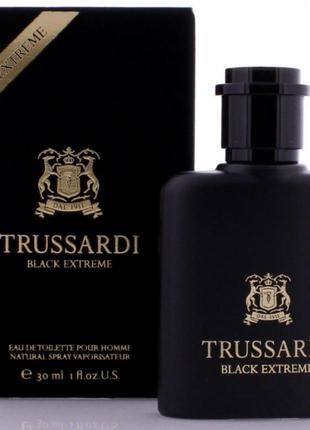 Оригинальный trussardi black extreme 30 ml ( трусарди блек экстрим ) туалетная вода