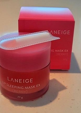 Зволожуюча нічна маска для губ laneige: догляд за губами під час сну 20г
