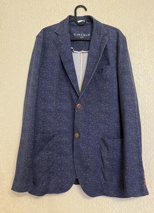Circolo 1901 (италия) премиум пиджак / блейзер / жакет синий мужской р. l-xl1 фото