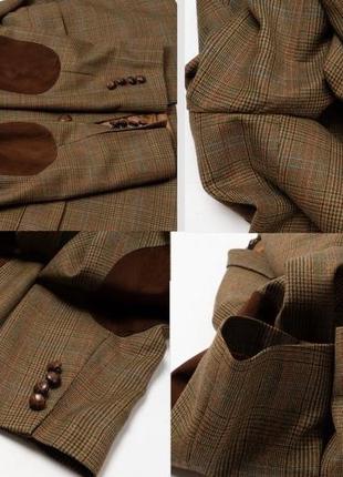 Barbour herringbone tweed sport jacket&nbsp;мужской пиджак8 фото