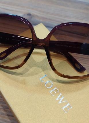 Крупні жіночі сонцезахисні окуляри квадратной форми slw 728 від loewe!
