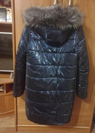Зимнее пальто на девочку3 фото