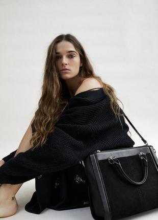 Сумка zara в діловому стилі3 фото