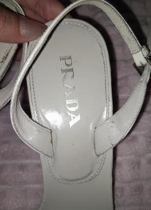 Босоножки под ремонт prada кожаные2 фото