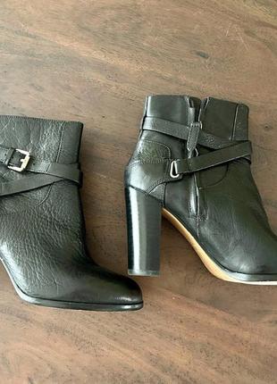 Massimo dutti zara ботинки кожаные1 фото