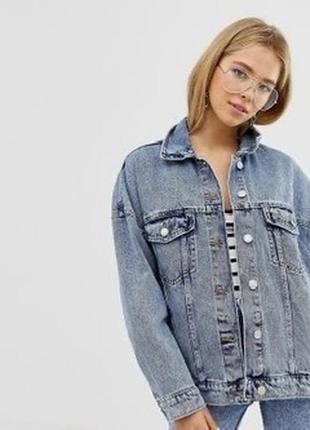 Джинсова куртка bershka, джинсовка