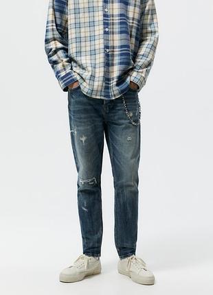 Джинсы узкого кроя zara