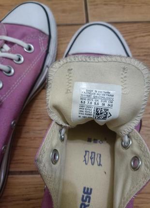 Кеди converse chuck taylor all star ox7 фото