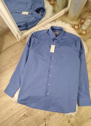 Брендовая стильная голубая рубашка nobel league🩵2 фото