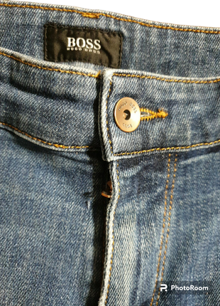 Топовые стрейчевые джинсы hugo boss3 фото