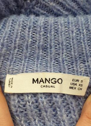 Голубой свитер mango2 фото